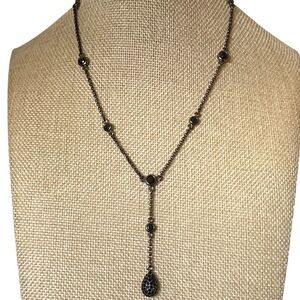 Carolee Midnight on the Beach Lavaliere Necklace